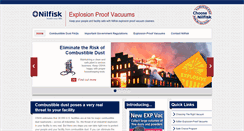 Desktop Screenshot of explosionproof-vacuum.com